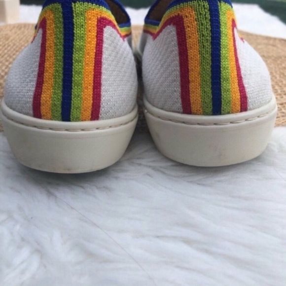 Rothys Rainbow Stripe Sneakers - Picture 10 of 16